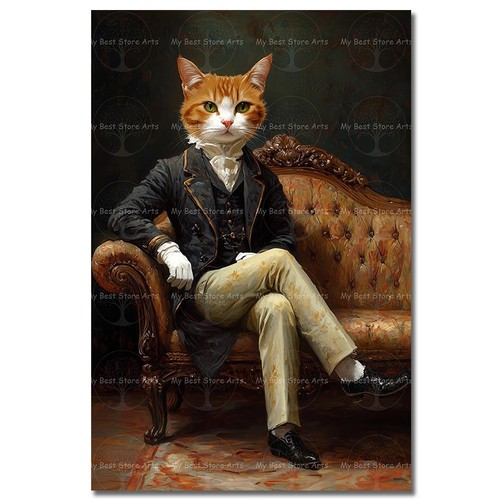 Victorian fox gentleman - victorian,